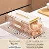 Refrigerator Egg Storage: Automatic Rolling Food-Grade Rack for Fresh-Keeping