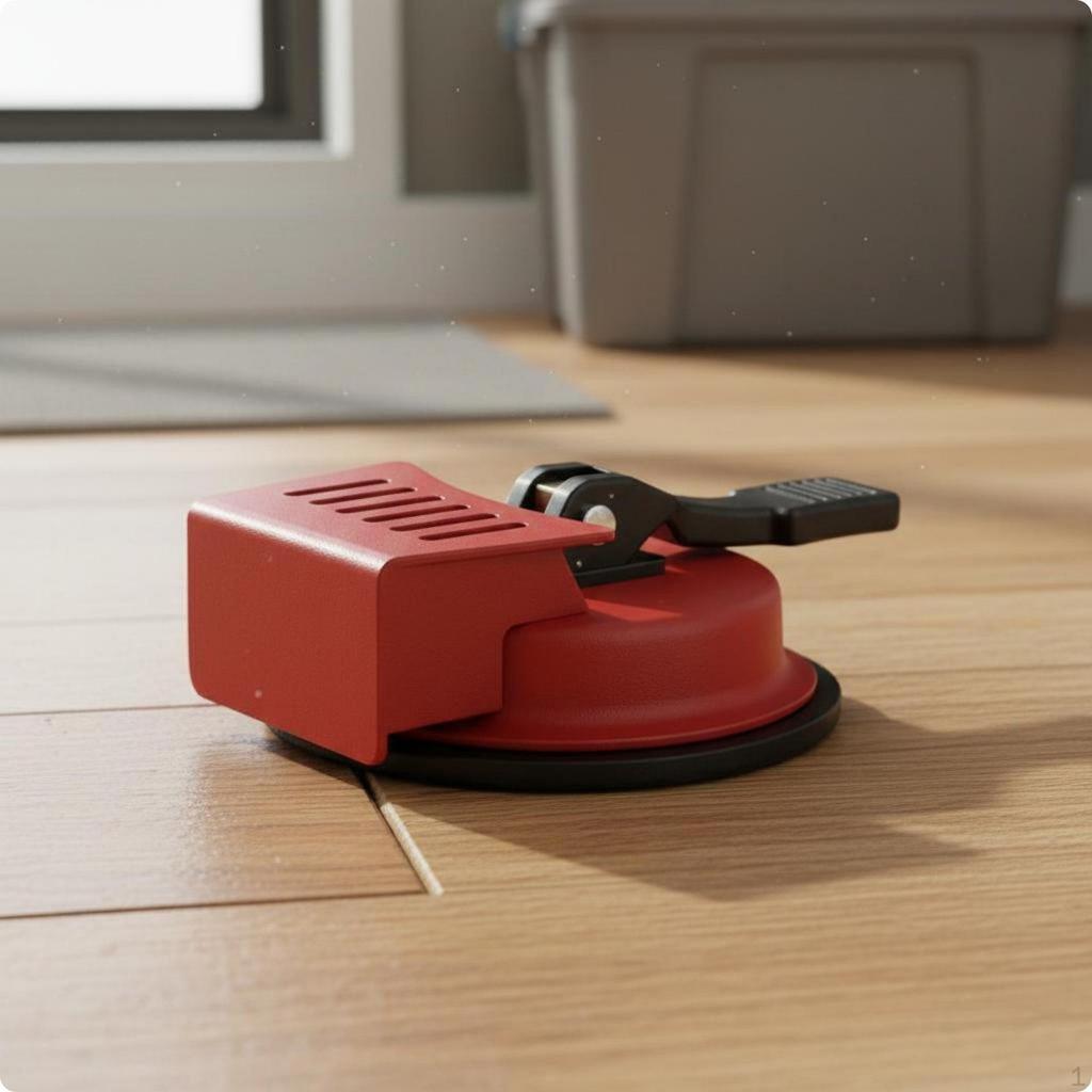 Laminate Floor Seam Repair Tool Shock Absorbing Wood Lifter High Vacuum Grip Rubber