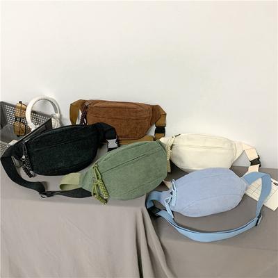 Γυναικεία Casual Τσάντα Σφεντόνα Μεγάλης Χωρητικότητας Βελούδινη Τσάντα Στήθους Μονόχρωμη Τσάντα Ώμου Ρυθμιζόμενο Λουρί Πολυλειτουργική Τσάντα Μετακίνησης