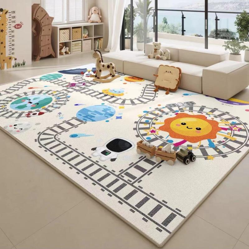 

Cartoon Game-Themed Area Rug – Non-Slip Kids Room Floor Mat for Bedroom & Living Room, Soft Play Carpet 60*90cm