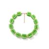 European and American Simple and Versatile Personality Niche Design Geometric Resin Beaded Necklace Fashion Trend Women's Accessories