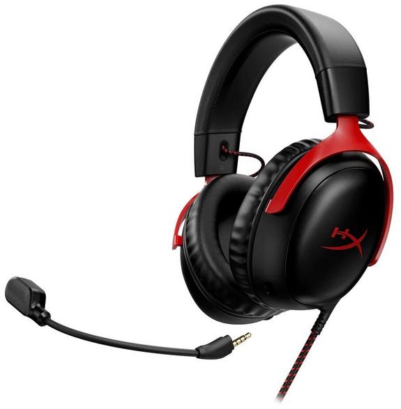 Hyperx Cloud Iii Wired Gaming Headphones Black and Red