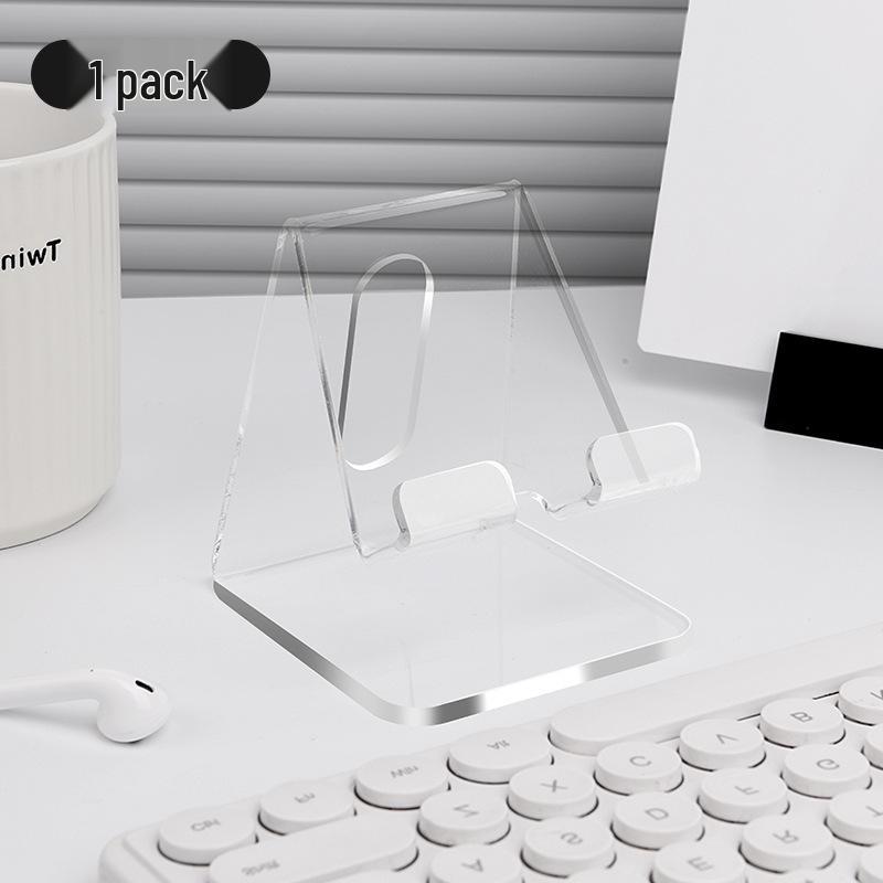 Transparent Acrylic Phone & Tablet Holder - Portable, Multifunctional, Minimalist Design, Thickened Desktop Stand