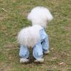 Verstellbare Träger Haustiere Staubdichte Hose Atmungsaktive Bauchbedeckung Haustier-Outfit Hund Reisen