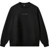 Men's Outdoor Counterflow Sweatshirts Unisex Black Crew Neck Moderate