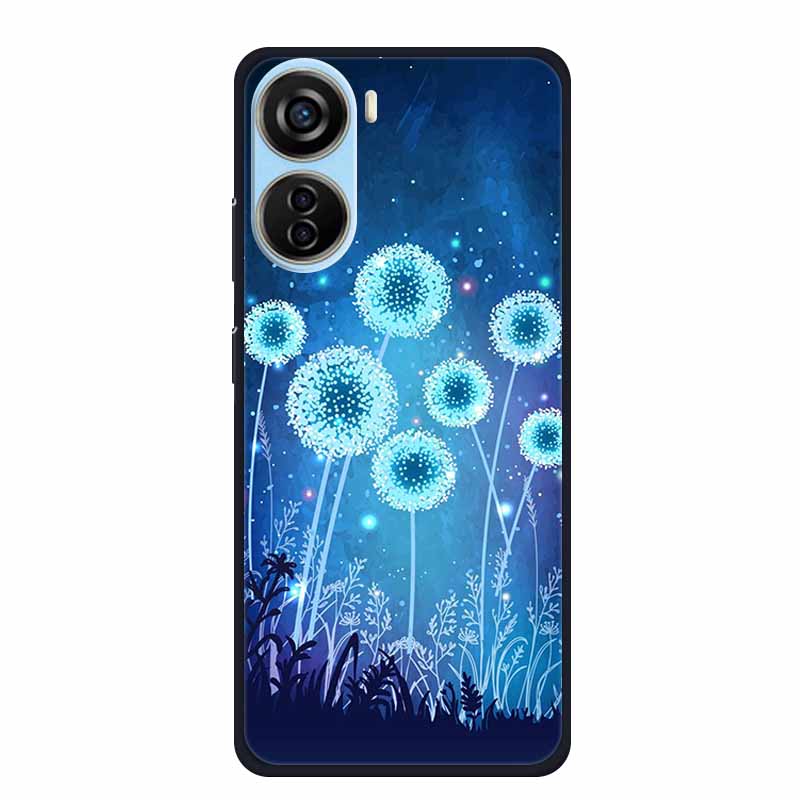 For ZTE Axon 40 LITE Case Popular Picture Black Silicone Soft Back Cover Case For ZTE Axon 40 Lite Case 40Lite Phone Cover Coque