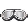 Vintage Goggles Harley Style Silver Frame Copper Motorcycle Windproof Protective Eyewear Retro Goggles For Karting Riding And Biking