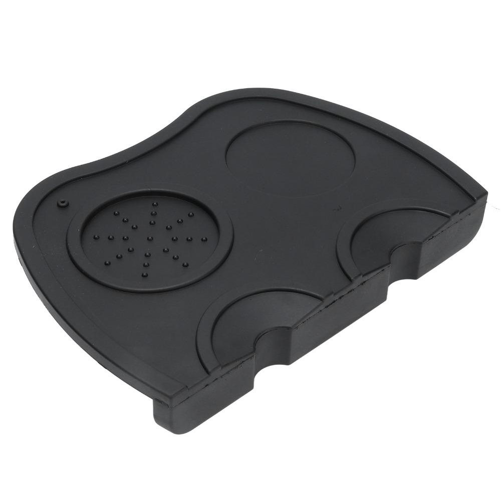 Anti-Slip Design Coffee Tamper Mat Heat Resistance Corner Tamping Mat Barista Coffee Mat  For Home