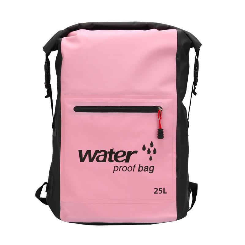 Sac étanche d'extérieur pour plage et natation - Sac à dos seau de rafting en PVC