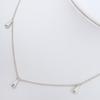 TIFFANY&Co. Teardrop 3P Necklace Silver925 4.3g Women Used