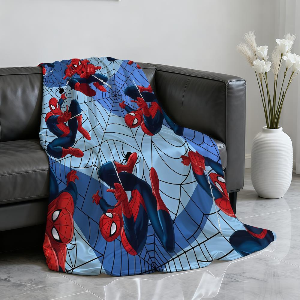 Classic S-Spider-Man Blanket Soft Throw Blanket for Home Bedroom Bed Sofa Picnic Travel Office Rest Cover Blanket Gift