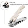 3pcs Nail Clipper Set Professional Anti-splash Nail Cutter Fingernail Toenail Clippers With Metal