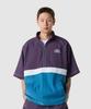 Umbro Crispy Taslan Short Sleeve Stand Neck Anorak Purple (Uq223Cwt59) (B Type)
