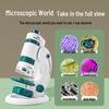 Xueyouma Tragbares Wissenschaftsmikroskop für Kinder - Insekten- und Bakterienbeobachtungsspielzeug für Schüler
