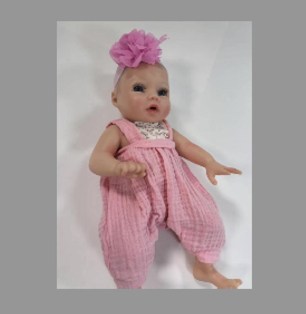 Rebirth Doll Simulation Baby Cute 13 Inch Solid Silicone Children's Companion Toy