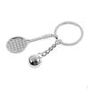 Sturdy Tennis Racket Keychain Keyring Decor Gift