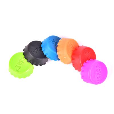 6 szt. Wielokrotnego użytku silikonowe kapsle do butelek Pokrywa piwa Soda Cola Lid Wine Saver Stopper