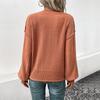 Women's Sweater, Solid Color, Long Sleeve for Fall and Winter