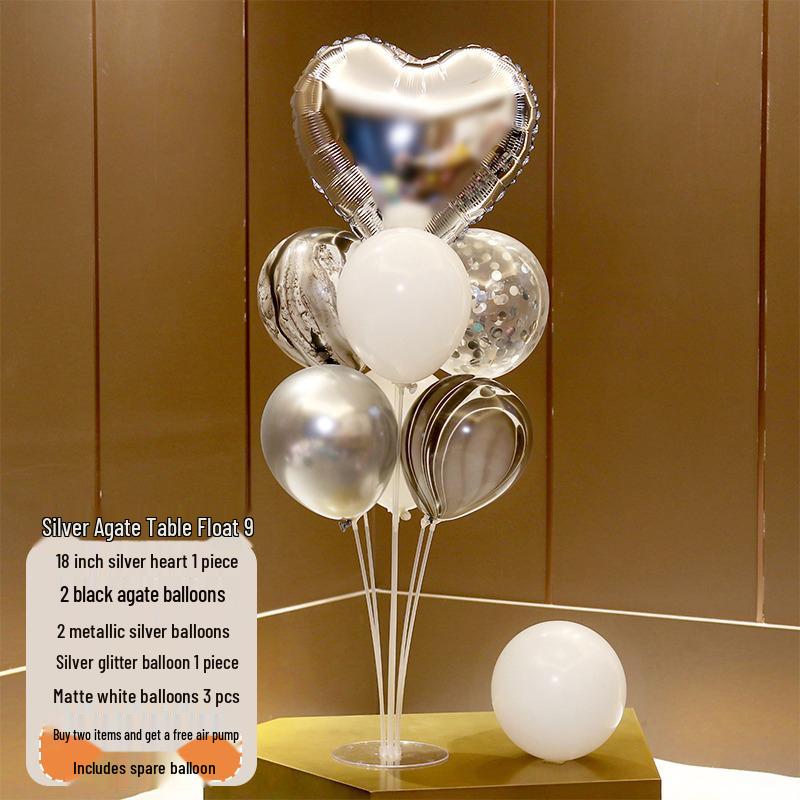 Glowing Balloon Column Stand for Birthday, Party, Shop Opening, or Proposal Decorations