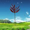 Garden Wind Sculpture with 35.4inch Height and Swivel Function for Outdoor Use