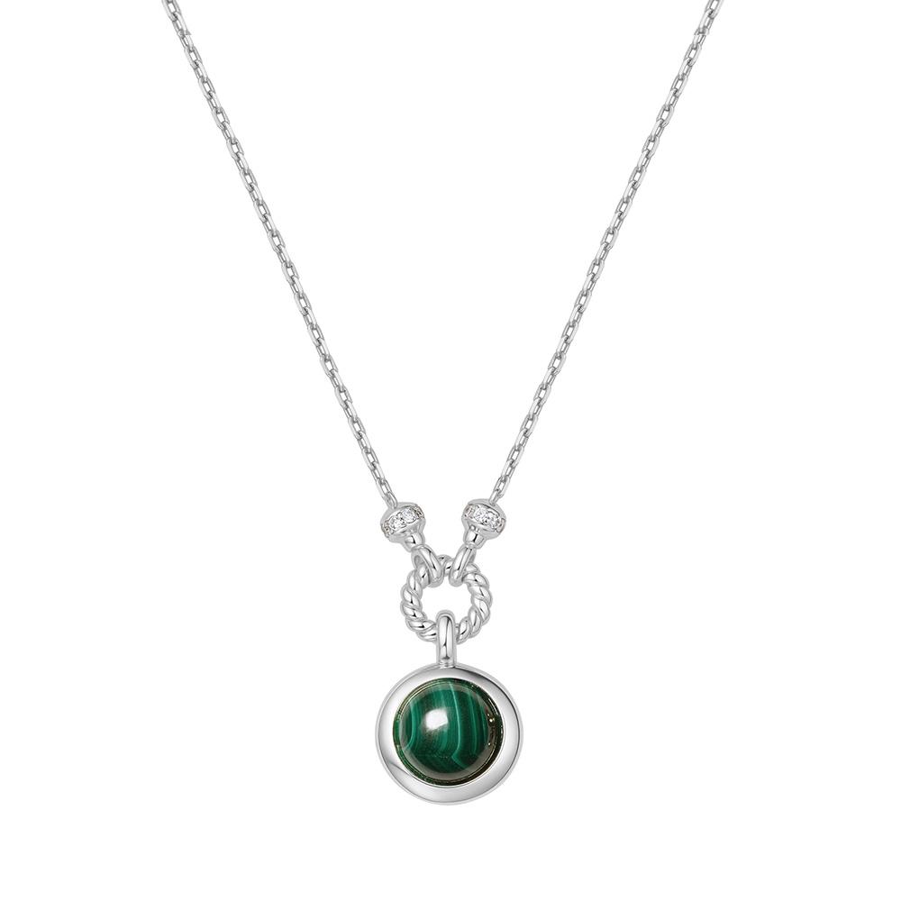 Ania Haie Malachite Reversible 925 Silver Necklace N063-06H