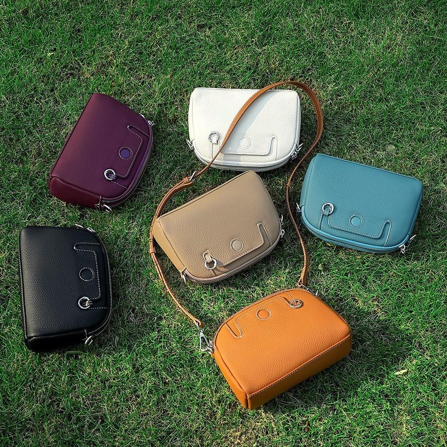 Leather Women'S Bag Fashion Mini Change Bag Mother Bag First Layer Cowhide Single Shoulder Versatile Messenger Women'S Bag