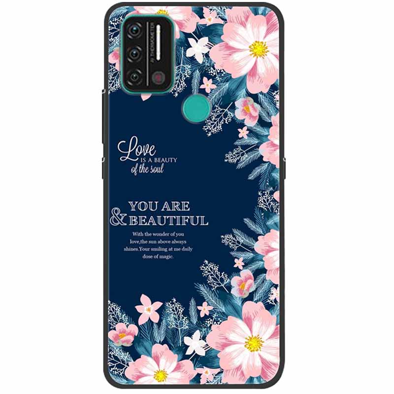 Weiche bedruckte Hülle für Umidigi A9 Pro Hülle Silikon Schutzhülle Schwarze Hüllen für Umidigi A7 Pro Niedliche Katze A9Pro A 9 A7Pro