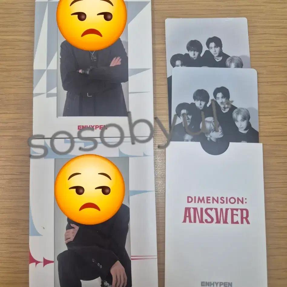 ENHYPEN (Unopened) DIMENSION: ANSWER Pocari + Frame Stand