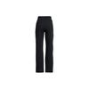 Under Armour UA Motion Open Hem Logo Print Drawstring Mid Rise Straight Leg Casual Pants Women bottoms Black 1383721-001