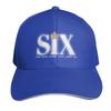 Six the Musical Logo Baseball Cap Moisture Wicking Quick Dry Curved Brim Classic Fit Low Profile Unstructured