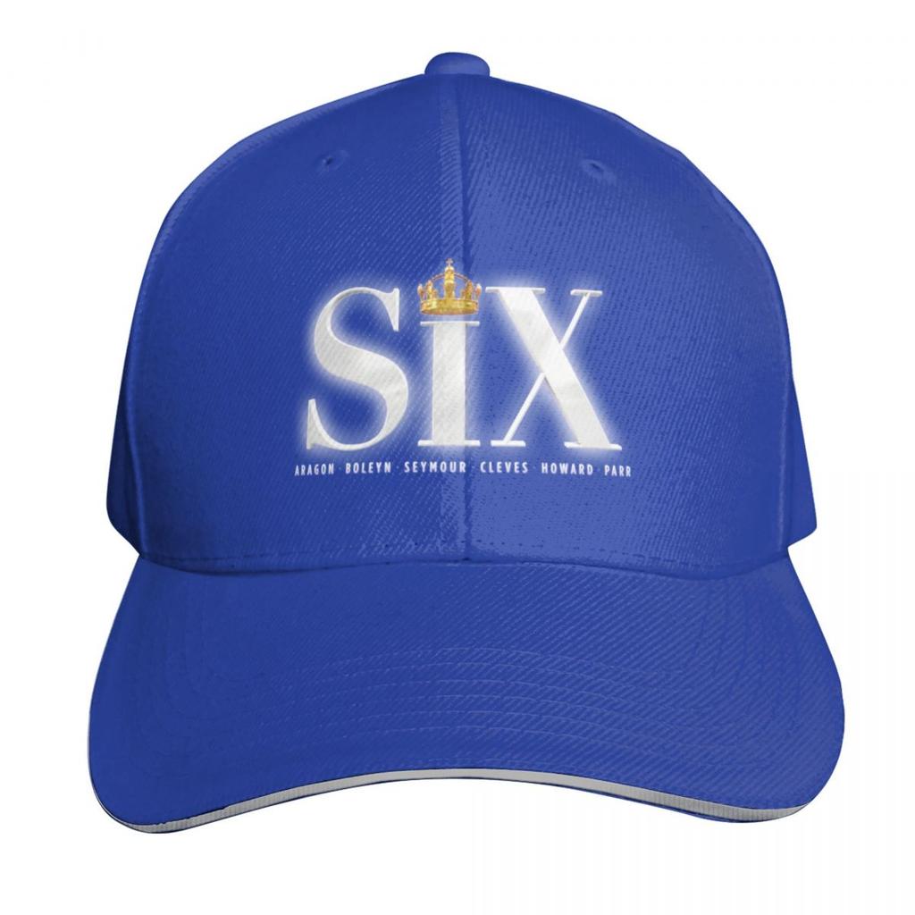 Six the Musical Logo Baseball Cap Moisture Wicking Quick Dry Curved Brim Classic Fit Low Profile Unstructured