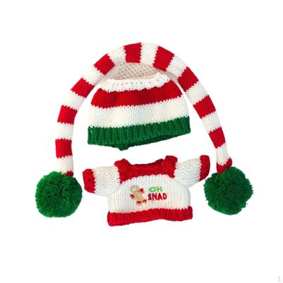 Doll Clothes T Shirt Girl Clothing Comfortable DIY Toy with Hat Pendant