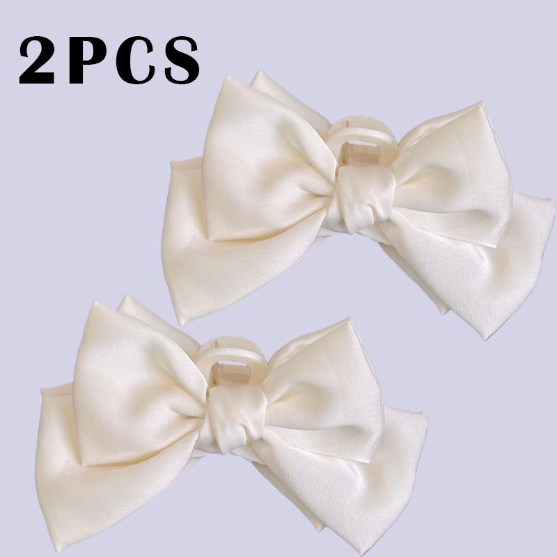 3Pcs/2Pcs Super Large Bowknot Grip Clip Cute Hair Clip High-End Clip Hair Accessory