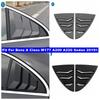 Black / Carbon Fiber Rear Window Louvers Spoiler Panel Cover Trim Accessories For Benz A Class W177 A200 A220 Sedan  - 2024