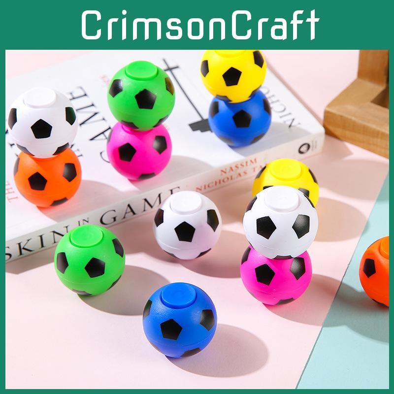 Creative Multi-color Soccer Shaped Plastic Gyro Children Toy For Young Children