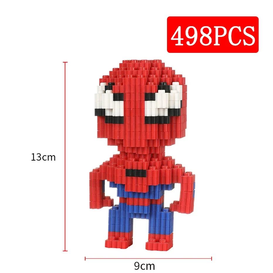 Stitch Mickey Minnie Mouse Doll Star Derena Belle Assemble Kids Building Blocks Puzzle Assembly Toys Kids Gifts