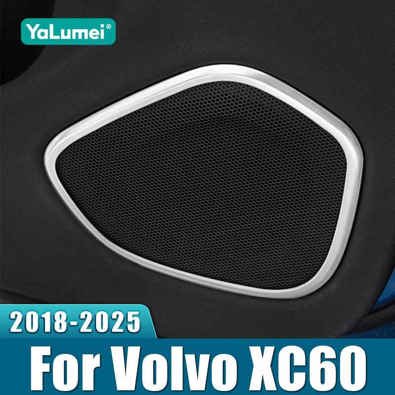 Car Door Audio Speaker Cover Loudspeaker Tweeter Frame For Volvo XC60 2018      2024 2025 Accessories