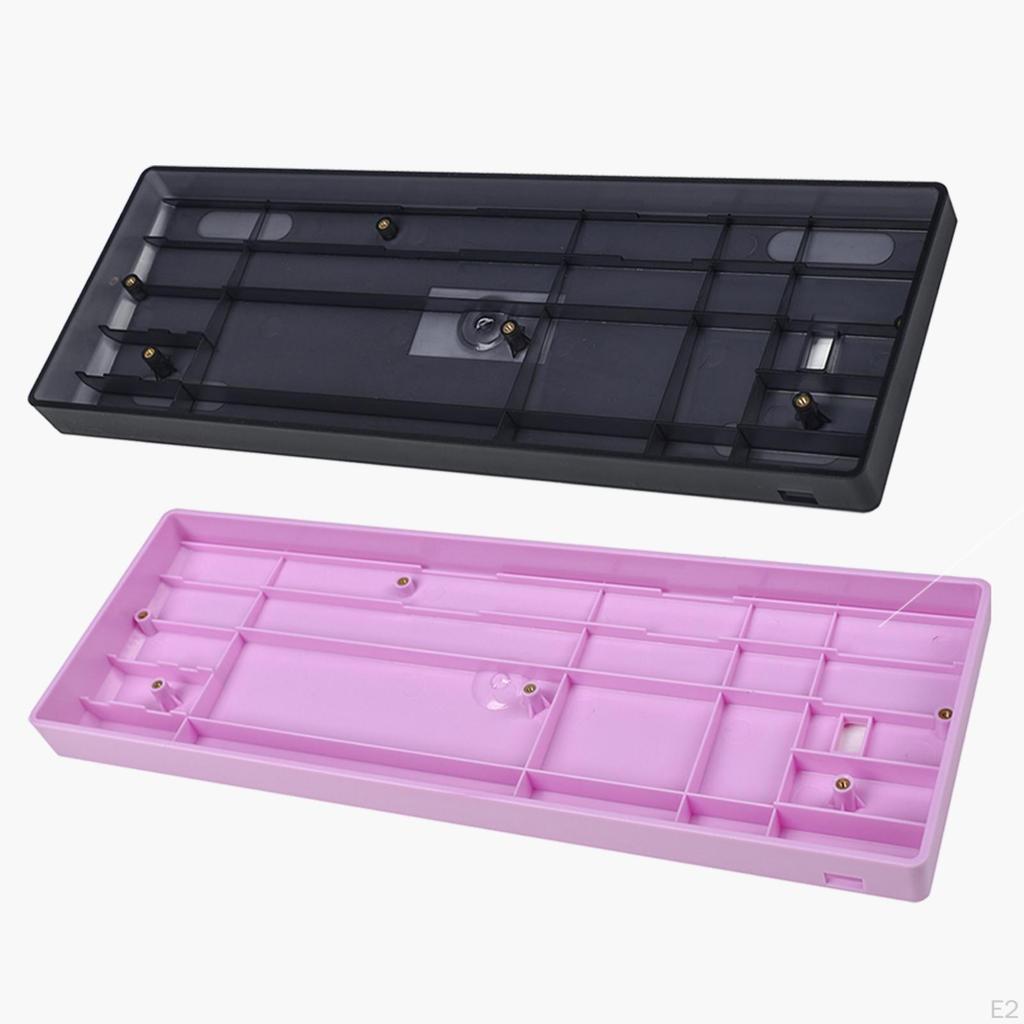 Compact Plastic Case for POKER 2 60% Mechanical Keyboard, Easy Assembly