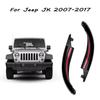 Car Roof Water Rain Gutter Diverters ABS Hardtop Rain Water Deflector Extension For Jeep Wrangler JK 2007-2017 JL 2018-2013 DIY