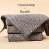 Bamboo Charcoal Dishwashing Cloth - Non-Stick, Oil Stain Removal, Thick, Absorbent, Easy To Clean.
