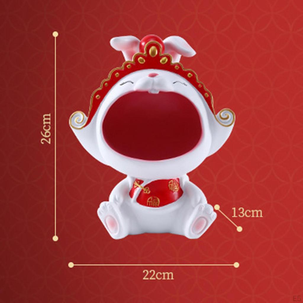 Statue Art Figurines Decoration Crafts Storage Container for Desktop Chains