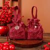 10/20/30pcs Creative Wedding Candy Bags Cloth Design Embossed Flowers Handbag Bag With Pearls Engagement Souvenir Gift Packaging