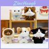 Llavero de Gato de Peluche con Lazo y Decoración de Corazón de Amor Para Coleccionistas de Animales Lindos