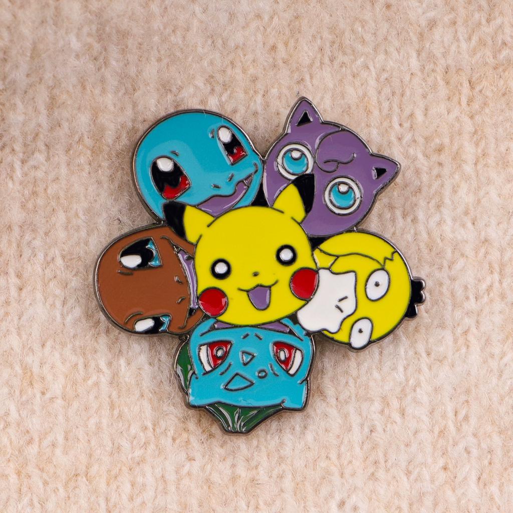Kawaii Elf Anime Cartoon Enamel Pin Elegant Lapel Pins for Backpacks Clothes Gengar Badges Cute Brooch Jewelry Gifts for Friends