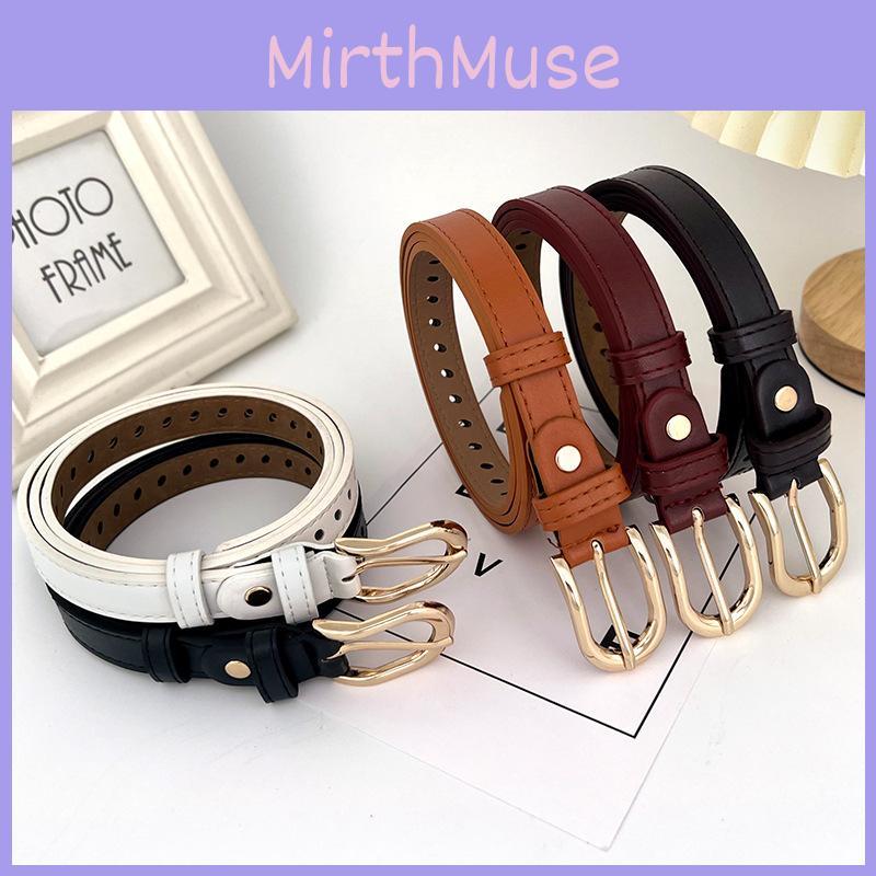 Belt Vintage Leather Women Versatile Decorative Waistband Casual Strap Jeans