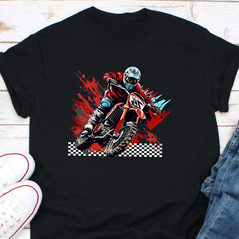 Motorcycle Racer Shirt, Biker Shirt, Cool Motorcycle Shirt, Great Motorcycle Gift or Biker Gift, Rider Shirt, Rider Dad Shirt, Biker Dad XL