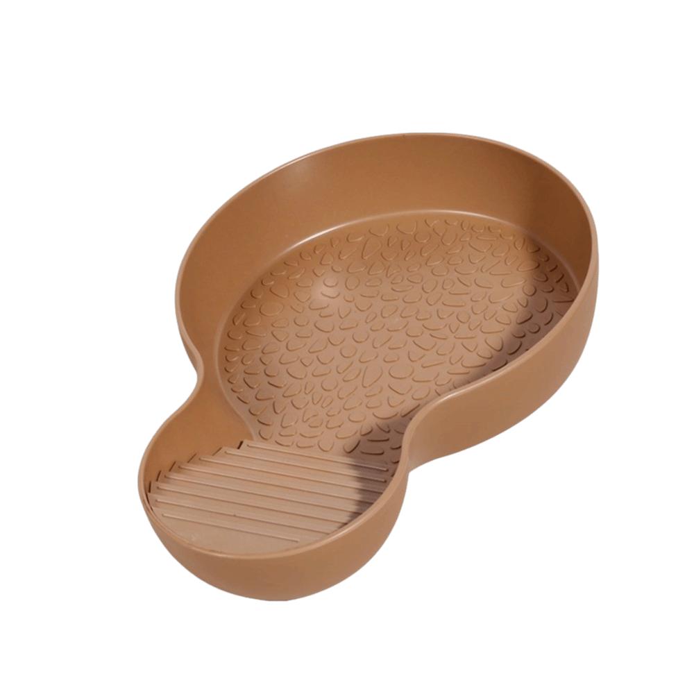 Non-Slip Reptile Bathing Pool With Ramp Turtle Pond Landscaping Amphibians Water Bowl  Pet Habitat