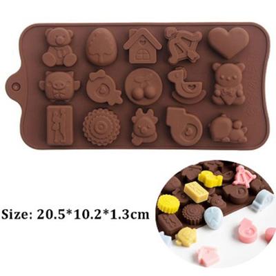 Silicone Molds Ice Resin Mould Cake Baking Tool Chocolate Mold DIY Jelly Pudding Gummy Candy