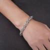 1pc Chain Bracelet with Intricate Interlaced Design, Suitable for Both Casual and Formal Occasions, a Simple and Essential Jewelry Gift for Both Men
