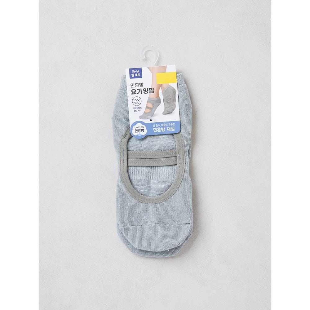 Daiso Knöchel-Yoga-Socken 220 250 mm Grau